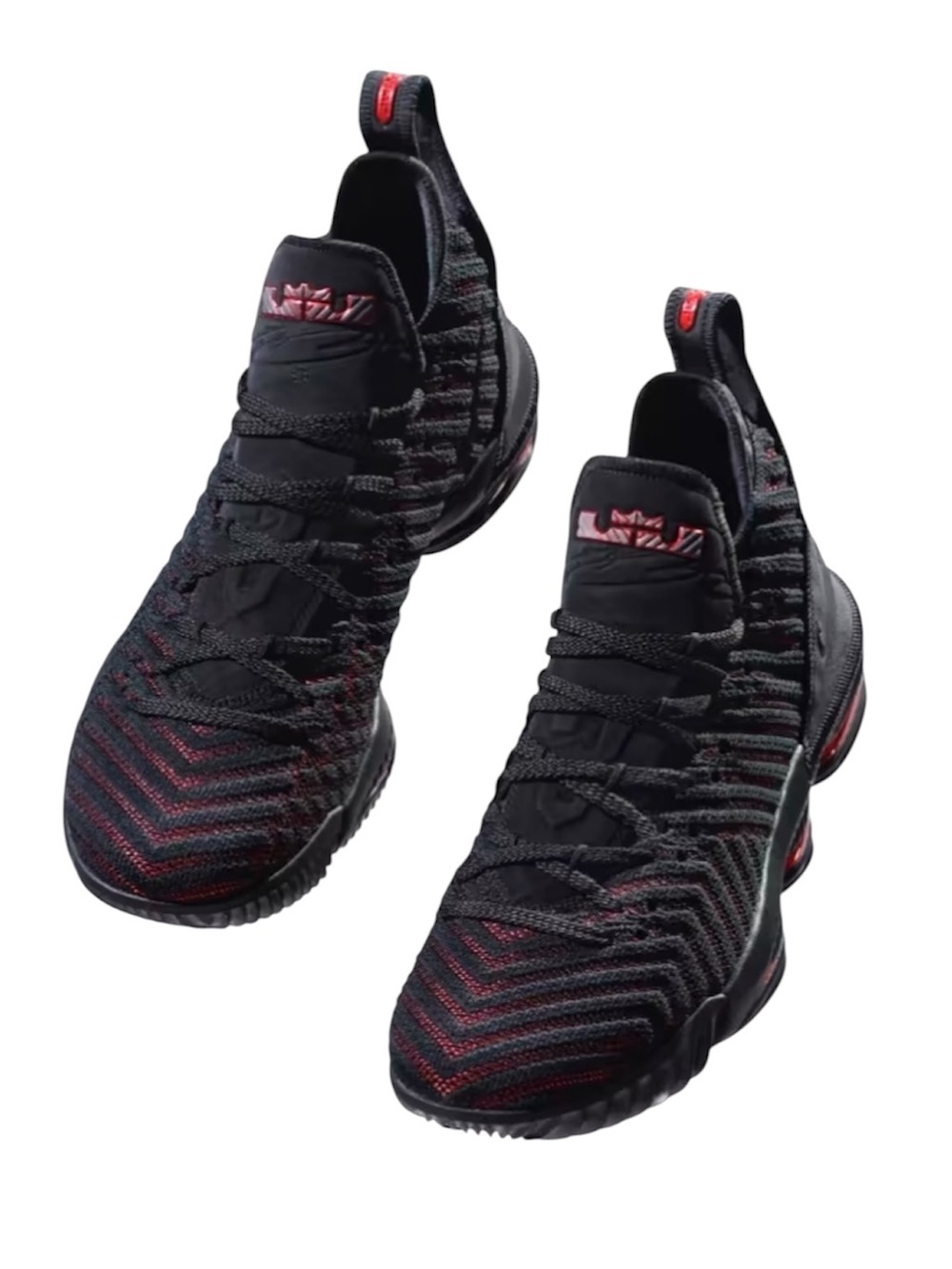 Nike LeBron XVI 16 Fresh Bred GS Basketball Shoes AQ2465-002 Size Youth 7Y